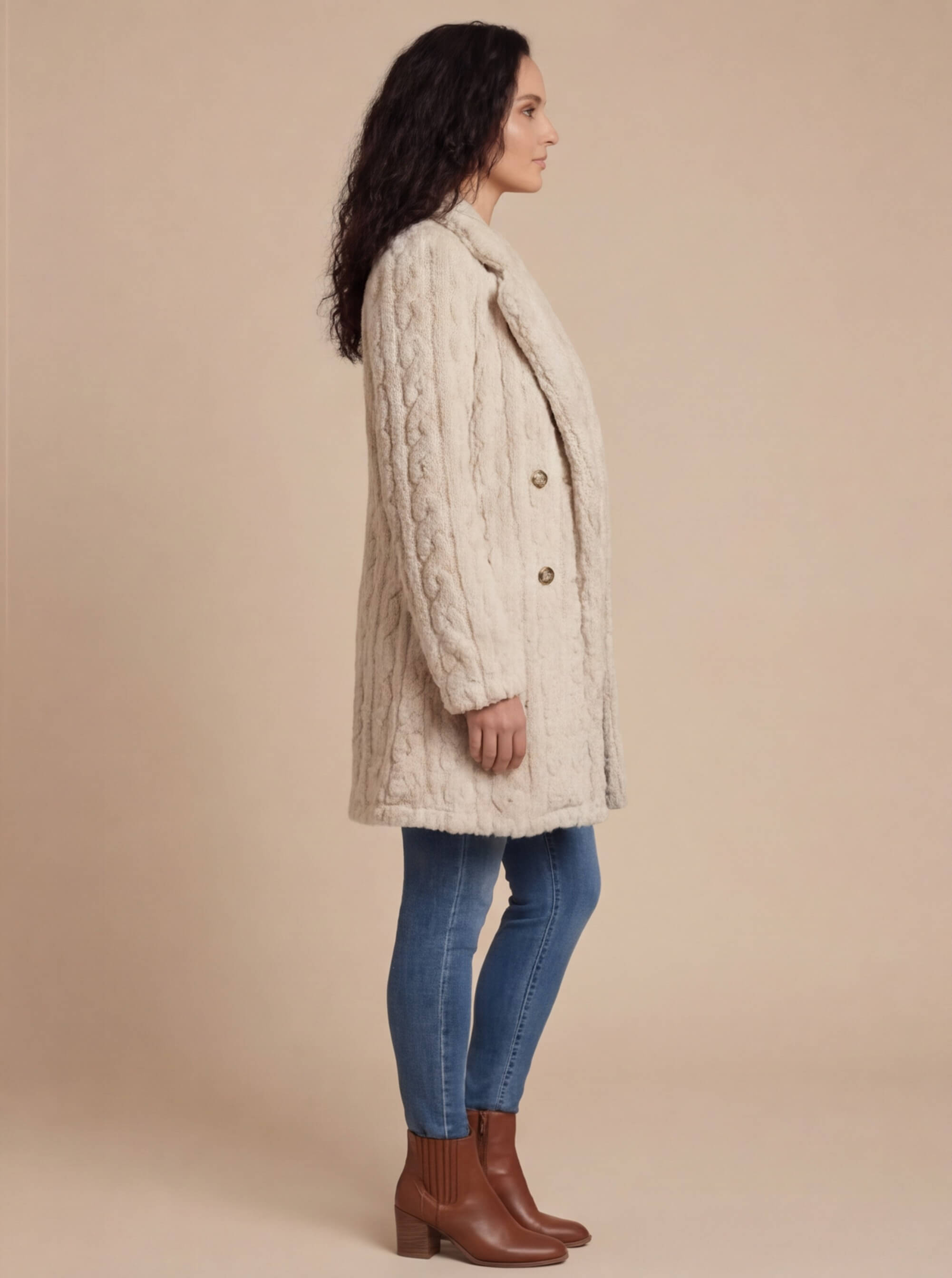 Damen Wintermantel – Elegant, Tailliert & Zeitlos