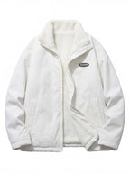 Damen Winterjacke – Wendbare Herzfell Cozy Puffer Jacket