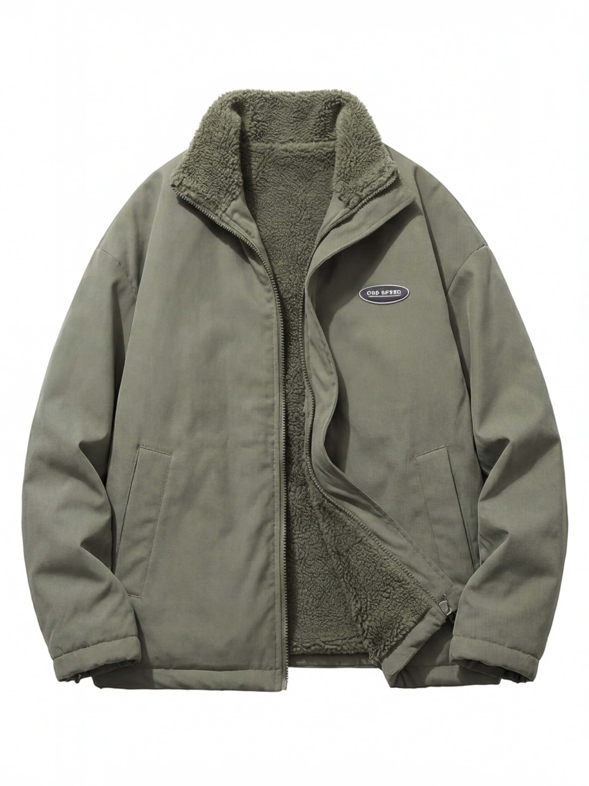 Damen Winterjacke – Wendbare Herzfell Cozy Puffer Jacket