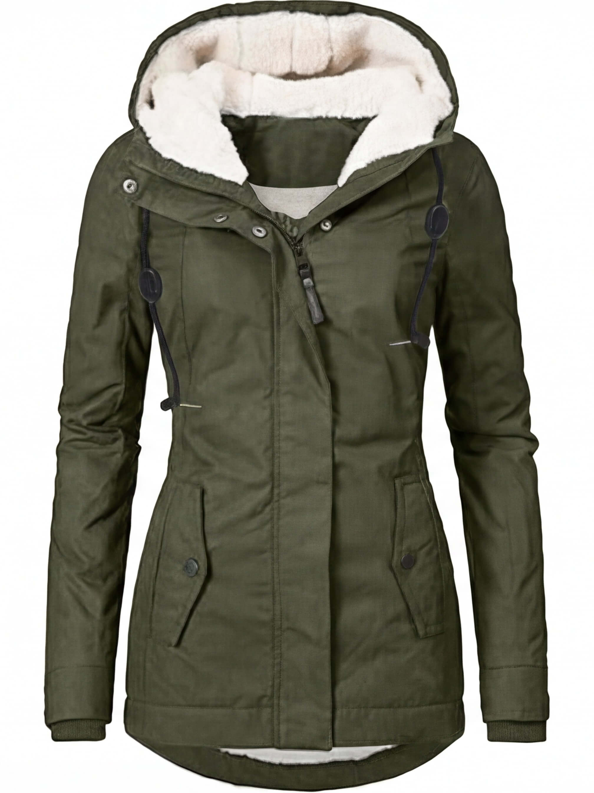 Damen Wintermantel – Lang, Warm & Elegant