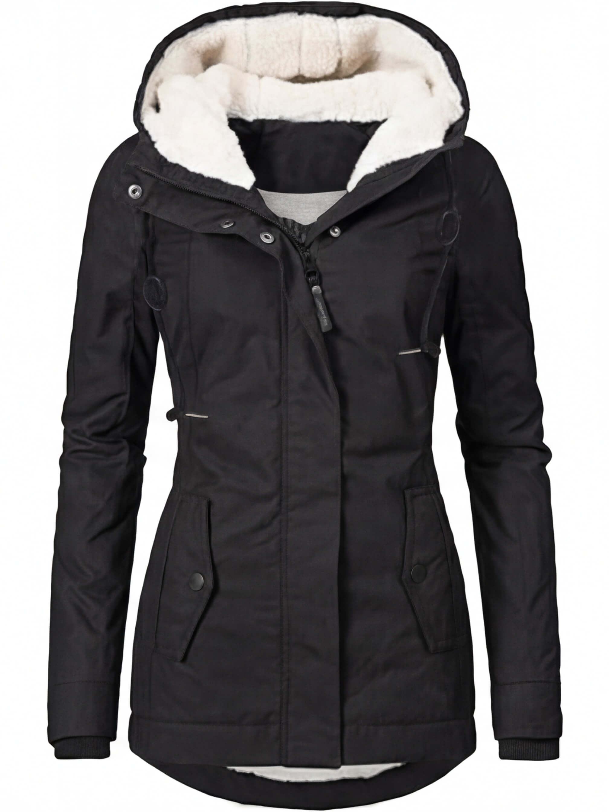 Damen Wintermantel – Lang, Warm & Elegant