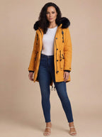 Damen Wintermantel – Lang, Wasserdicht & Warm