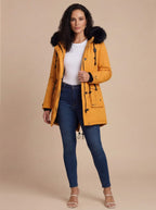 Damen Wintermantel – Lang, Wasserdicht & Warm