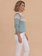 Damen Winterpullover – Vintage-Norweger-Design in zeitloser Eleganz