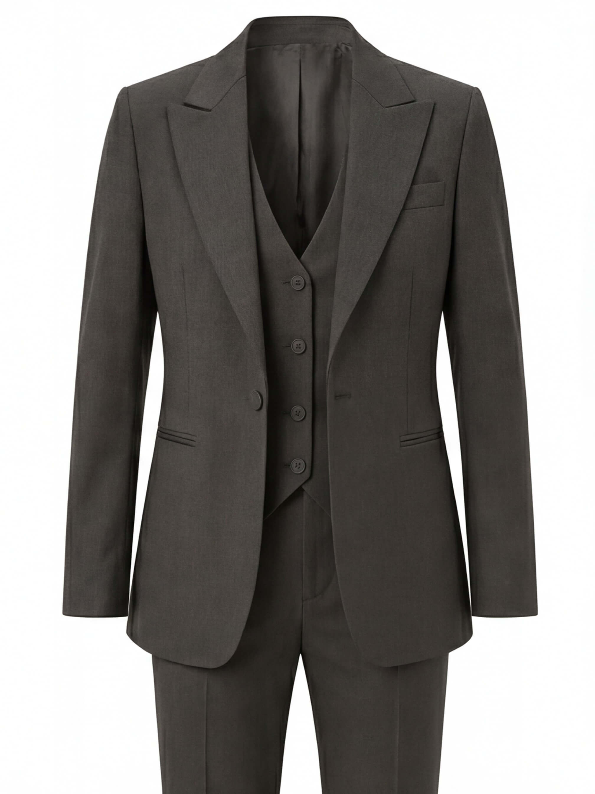 Eleganter 3-teiliger Hosenanzug – Zeitlose Stärke & moderne Raffinesse