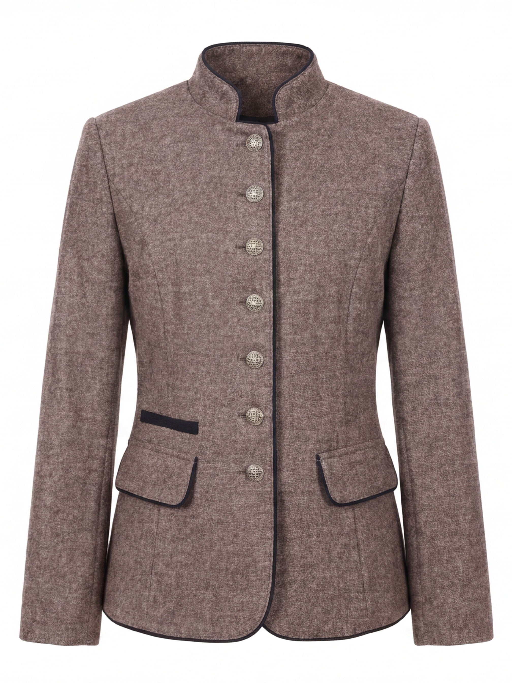 Damen Mehrknopf Jacke - Elegante Farbkombination