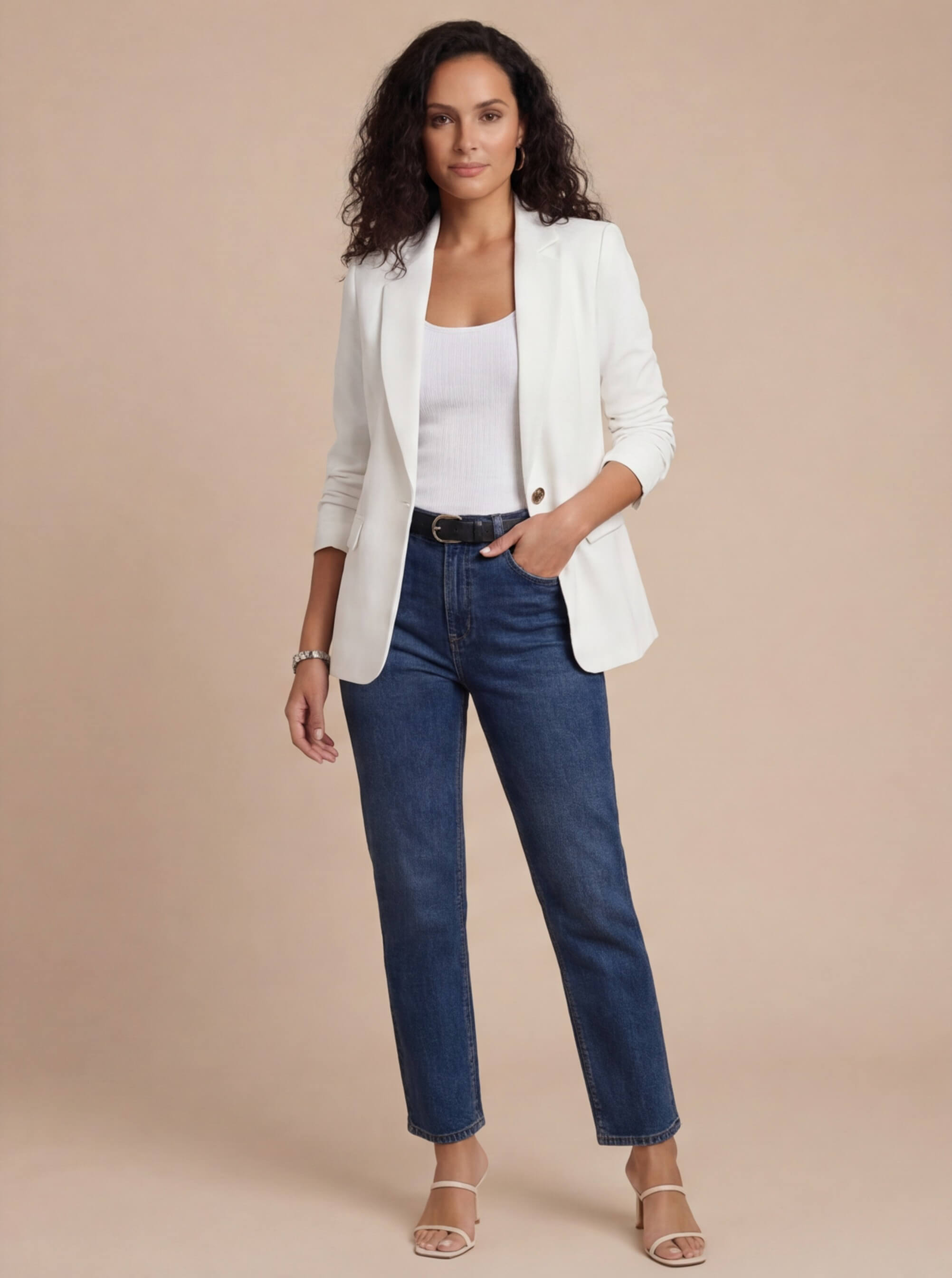 Damen Blazer – Taillierter Eleganz-Blazer mit Stretchkomfort