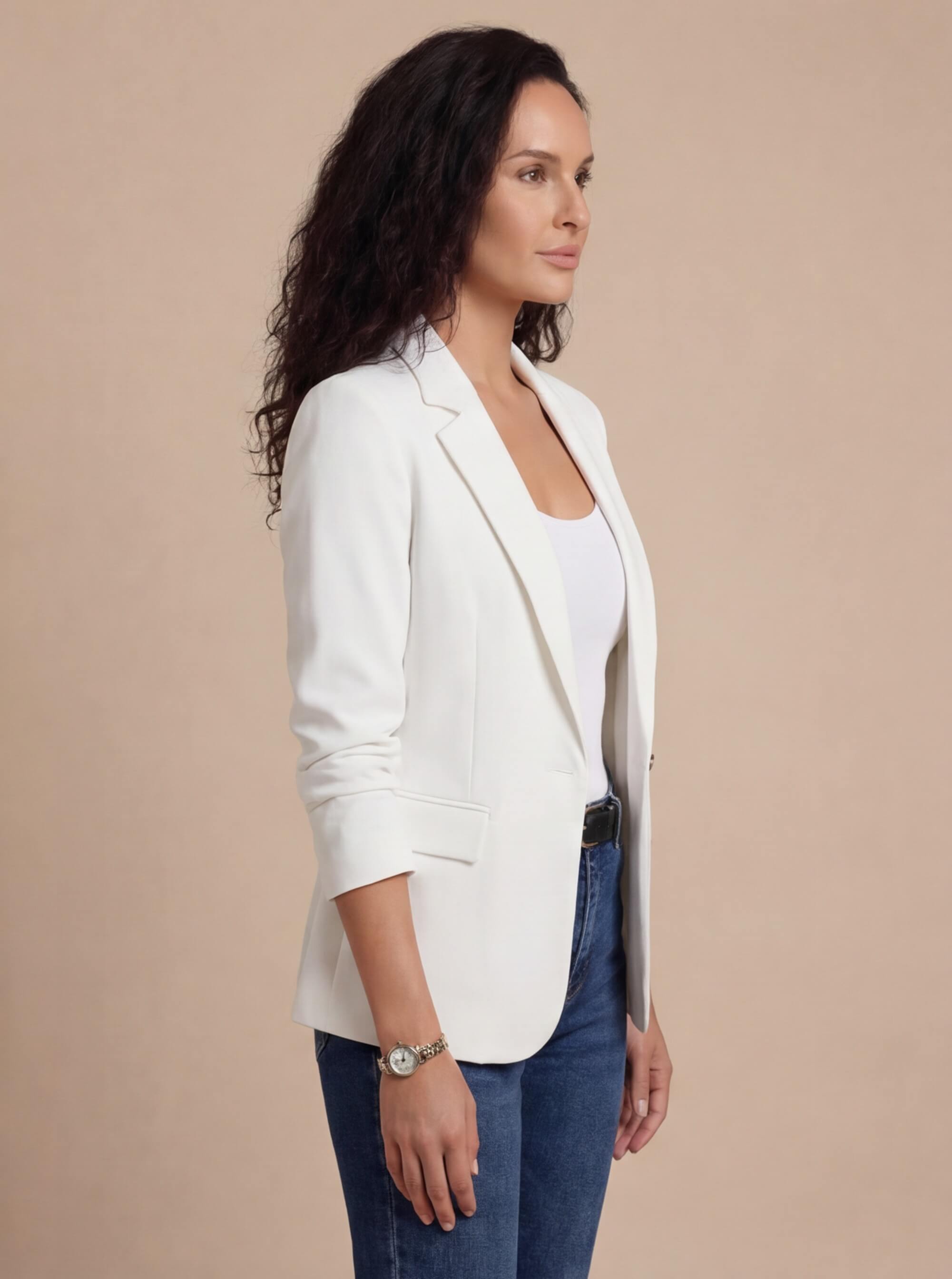 Damen Blazer – Taillierter Eleganz-Blazer mit Stretchkomfort