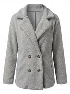 Damen Teddy Wintermantel – Kurz, Warm & Zeitlos