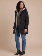 Cappotto invernale imbottito da donna – Parka con cappuccio imbottito