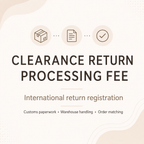 Behandlingsgebyr for returnering ved udsalg