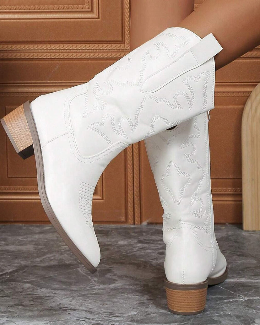 Nova Metallic Western Boots