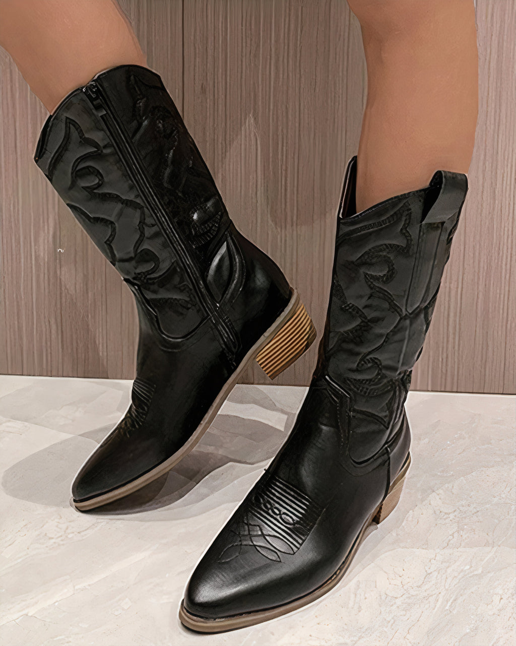 Nova Metallic Western Boots