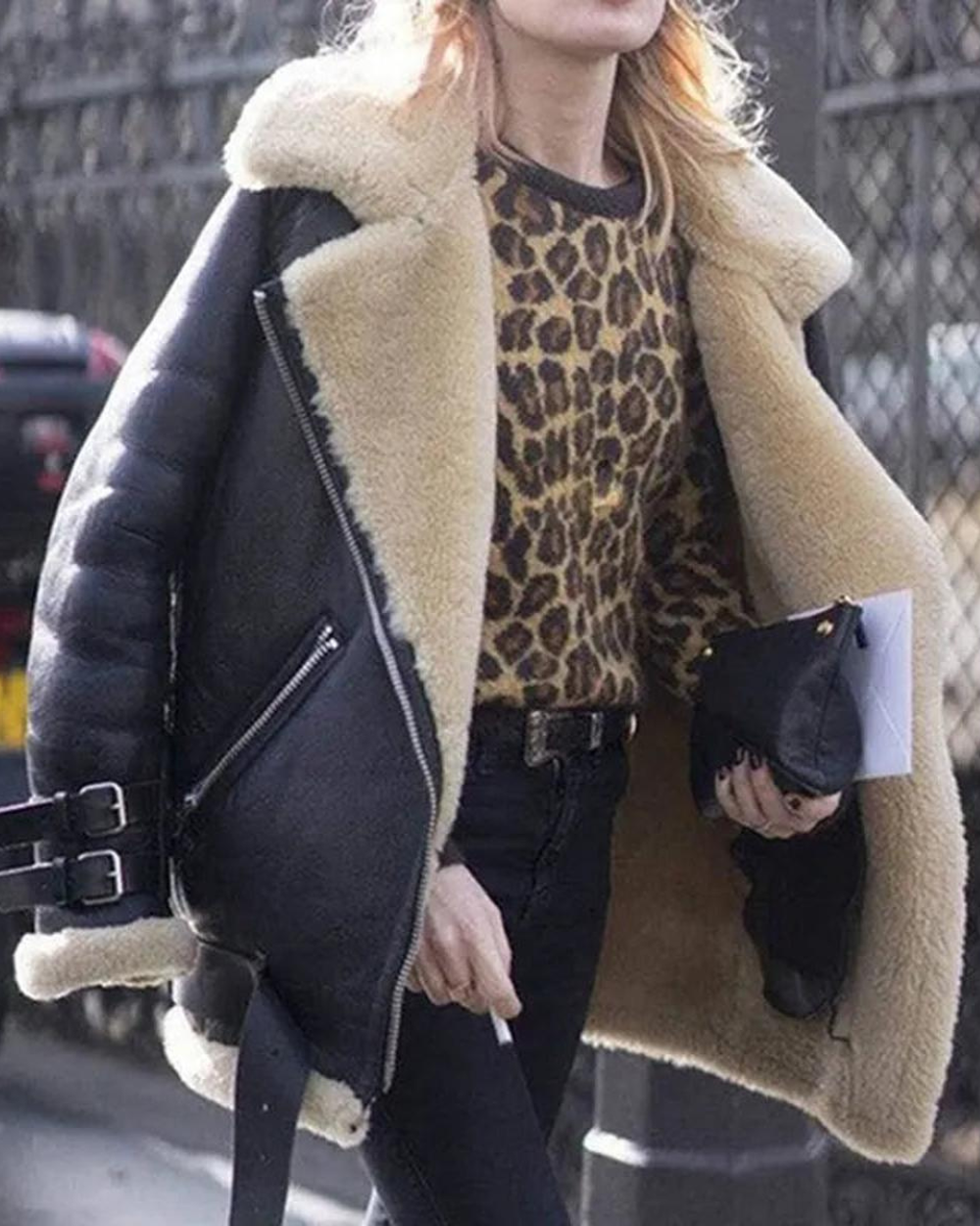 Damen Winter Bikerjacke – Warm, Modern & Mit Kuschelfutter