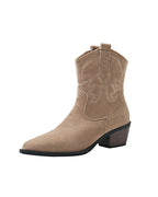 Sage Wildleder Western Boots