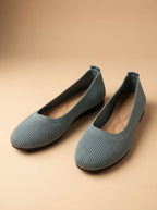 Damen Komfortschuhe mit flexiblem Strickobermaterial