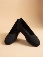 Damen Komfortschuhe mit flexiblem Strickobermaterial
