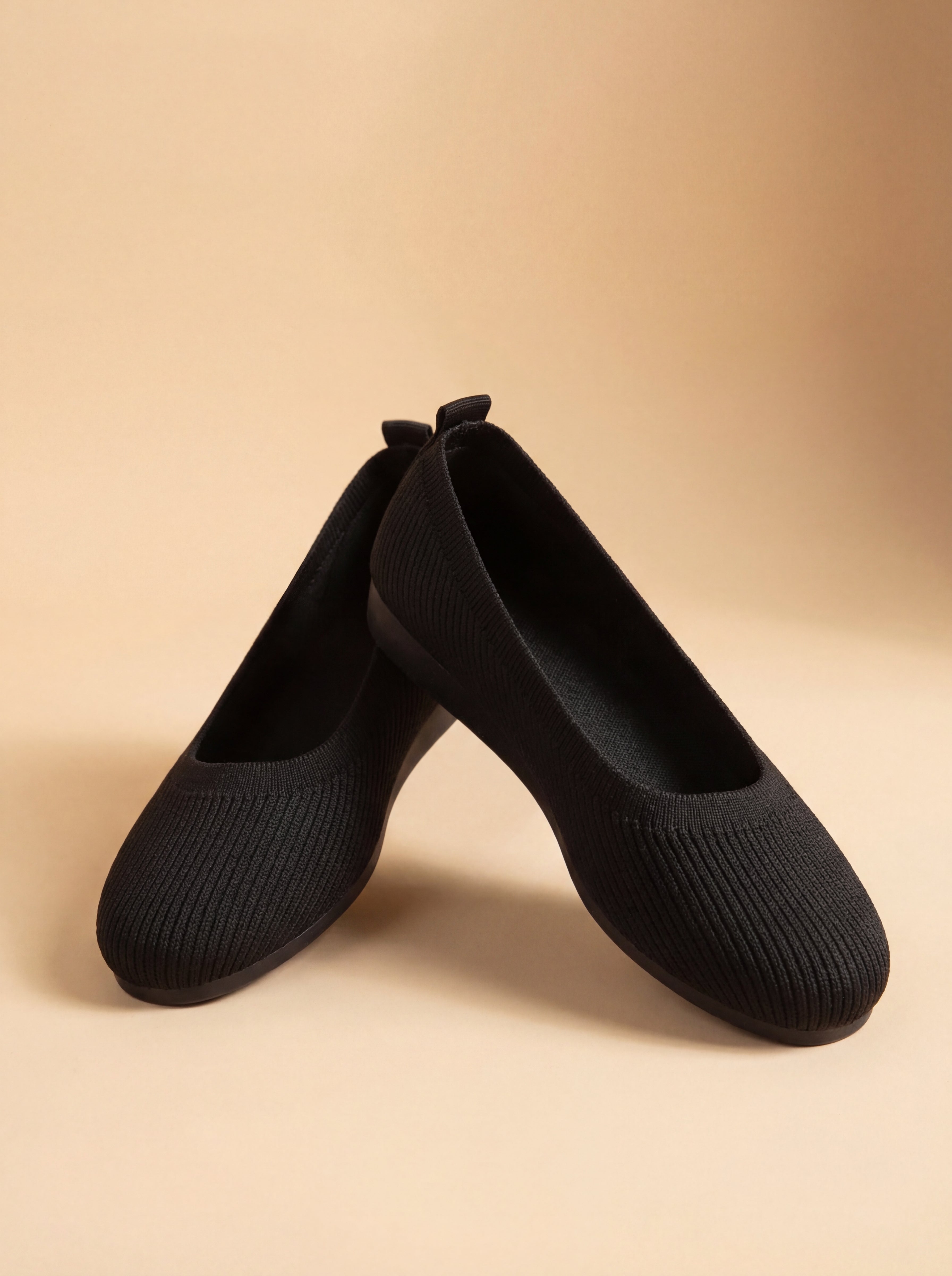 Damen Komfortschuhe mit flexiblem Strickobermaterial
